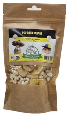 Octave Bauchant - Friandises Pop-corn Banane Rongeurs - 25G