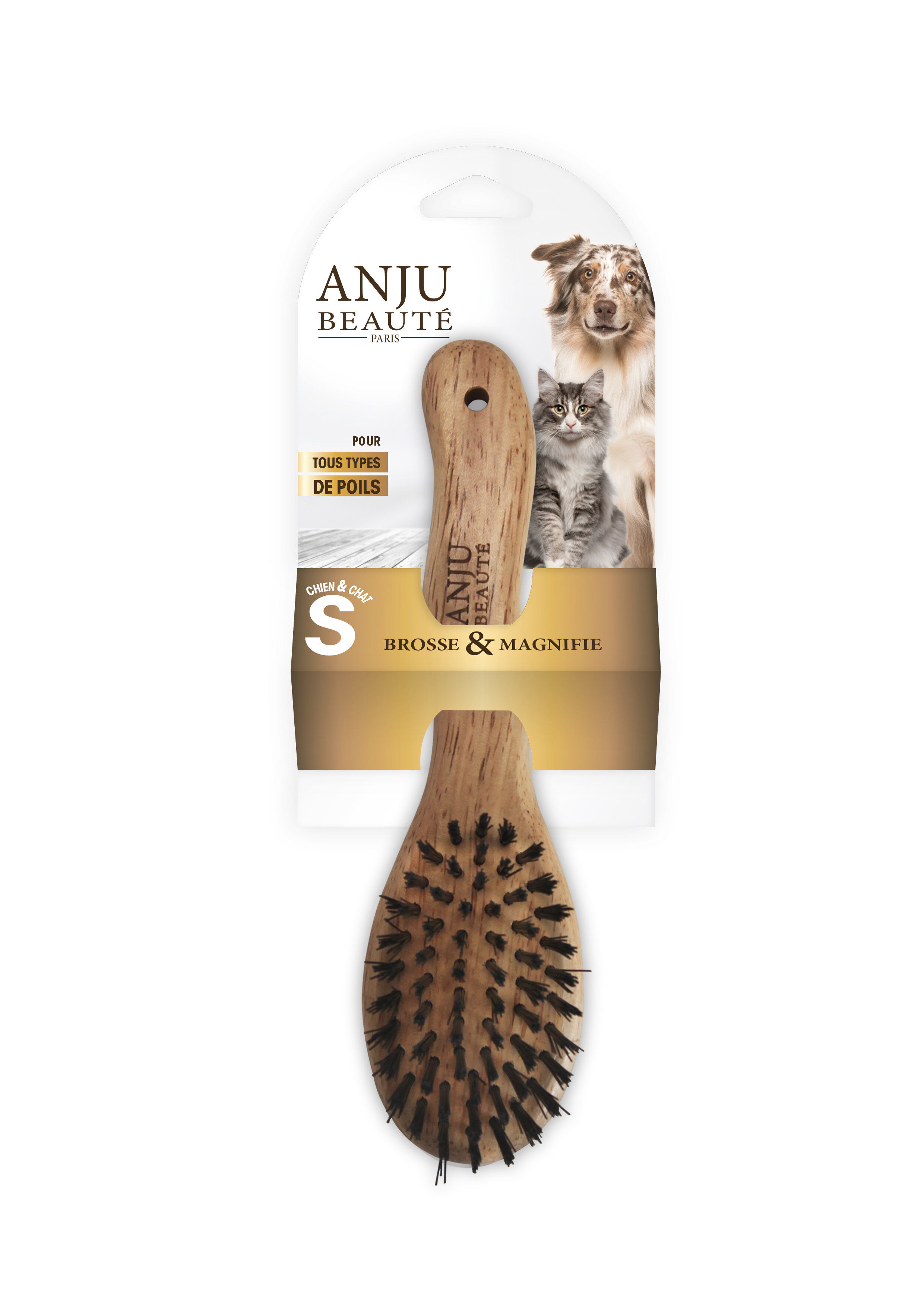 Anju Beaute - Brosse Douce pour Chats - S Image num&eacute;ro 1