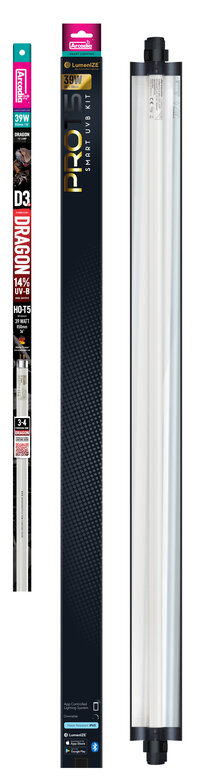 Arcadia - Luminaire Pro T5 Uvb Kit Dragonlamp 14% Uv-B, 39 Watt - Réptiles Image numéro 3 Arcadia - Luminaire Pro T5 Uvb Kit Dragonlamp 14% Uv-B, 39 Watt - Réptiles Image numéro 3