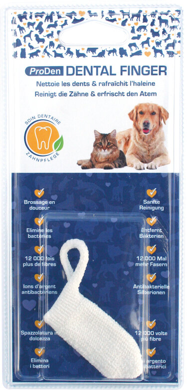Proden - Dental Doigtier pour Chiens et Chats Image numéro 1 Proden - Dental Doigtier pour Chiens et Chats Image numéro 1