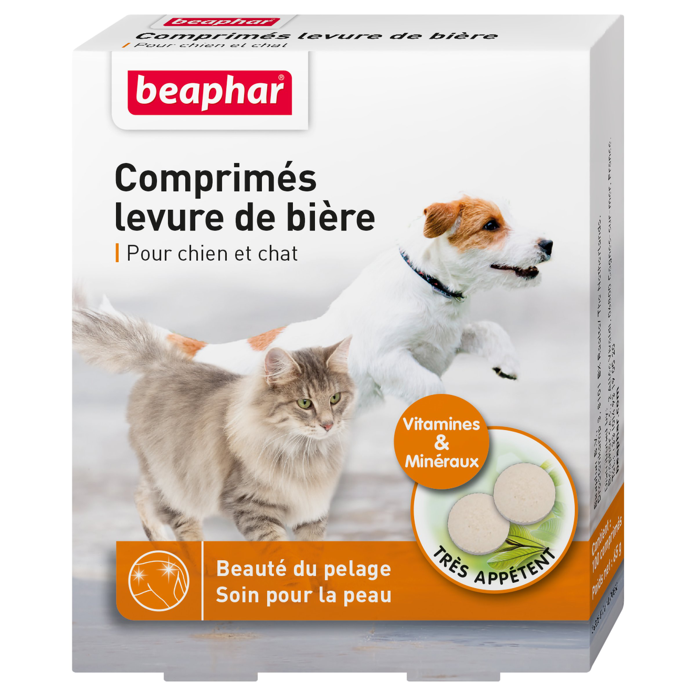 Beaphar - Levure de Bi&egrave;re Friandises pour Chien et Chat - 100 Comprim&eacute;s Image num&eacute;ro 1