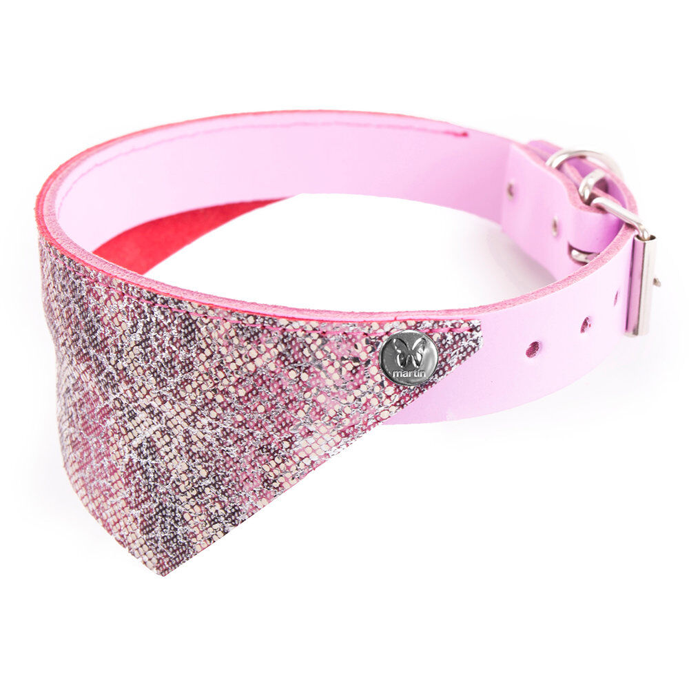 Martin Sellier - Collier Bandana Malibu Rose pour Chiens - T35 Image num&eacute;ro 1