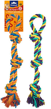 Vitakraft - Jouet Corde multicolore pour Chiens - 60cm