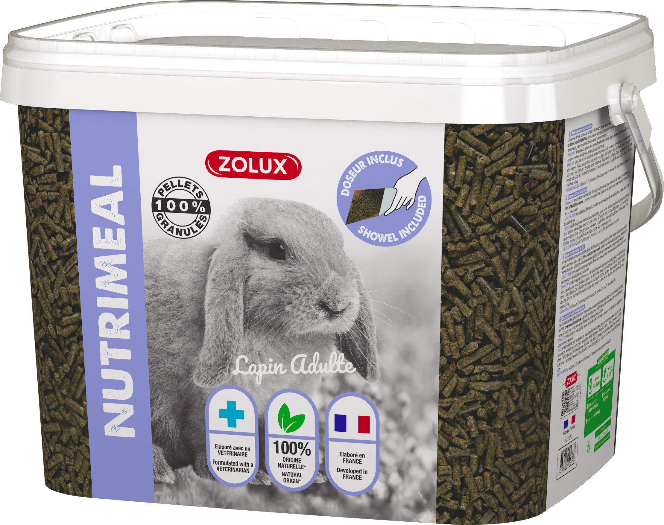 Zolux - Granul&eacute;s Nutrimeal pour Lapin Adulte - 7Kg Image num&eacute;ro 1