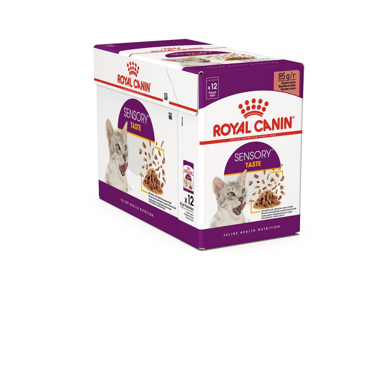 Royal Canin - P&acirc;t&eacute;e Sensory Taste en Sauce pour Chat - 12x85g Image num&eacute;ro 1