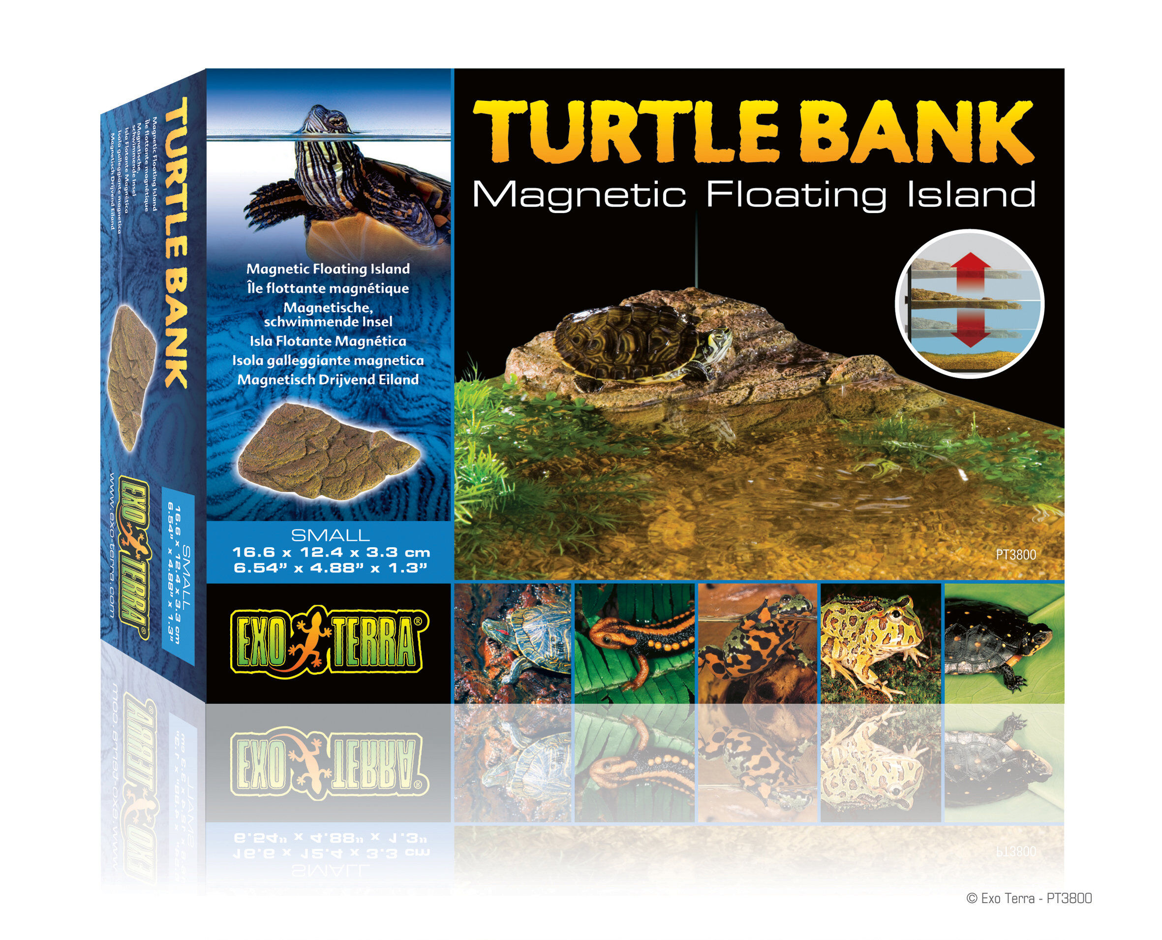 Exo Terra - Plage Mobile Turtle Bank Small pour Tortue - 16x11x2cm Image num&eacute;ro 1