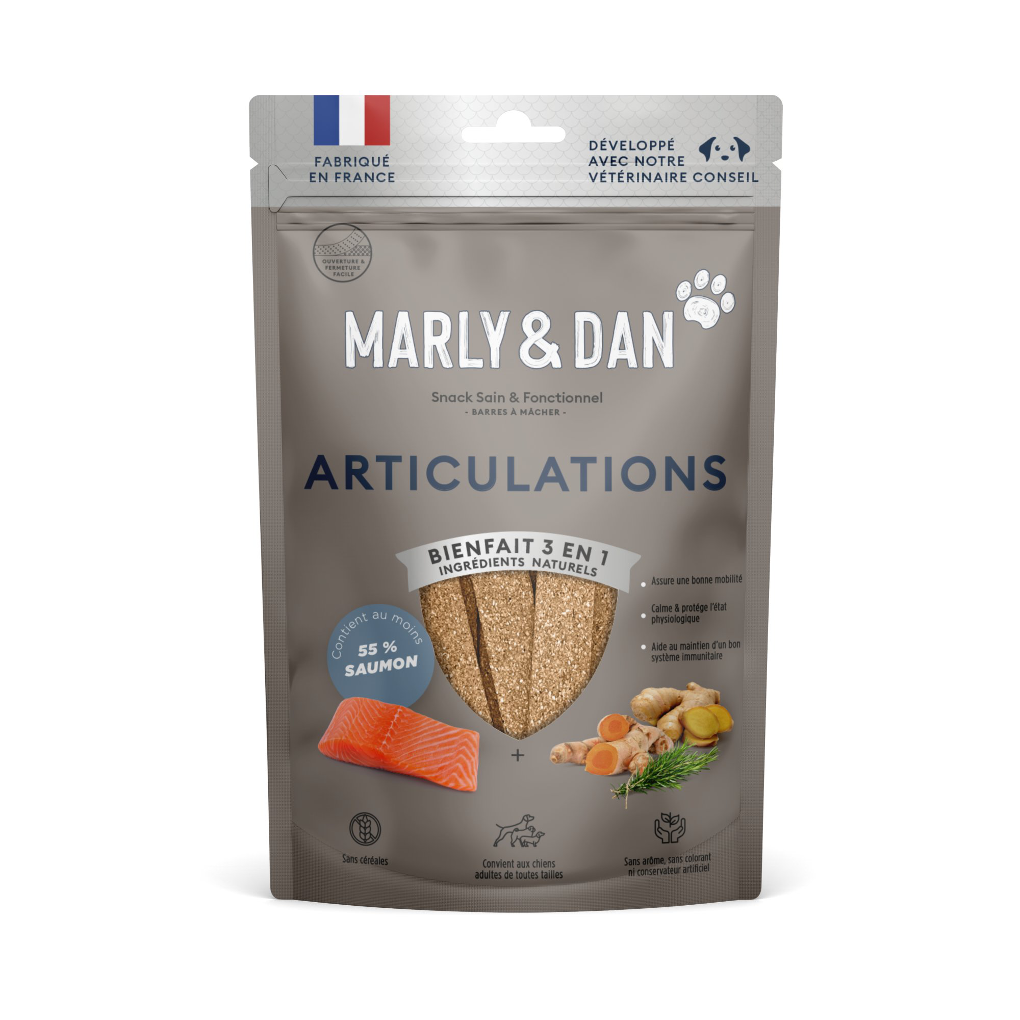 Marly & Dan - Barres &agrave; M&acirc;cher Articulations - 80g Image num&eacute;ro 1