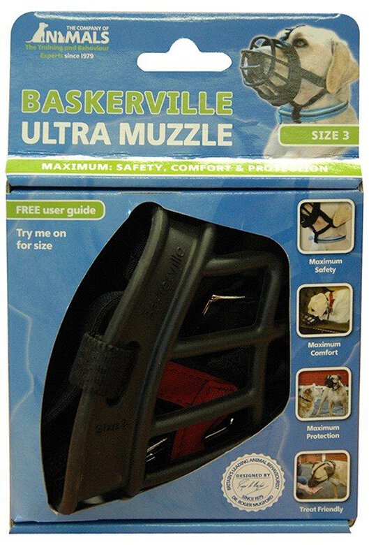 Company of Animals - Muselière Baskerville Ultra pour Chien - Taille 3 Image numéro 1 Company of Animals - Muselière Baskerville Ultra pour Chien - Taille 3 Image numéro 1