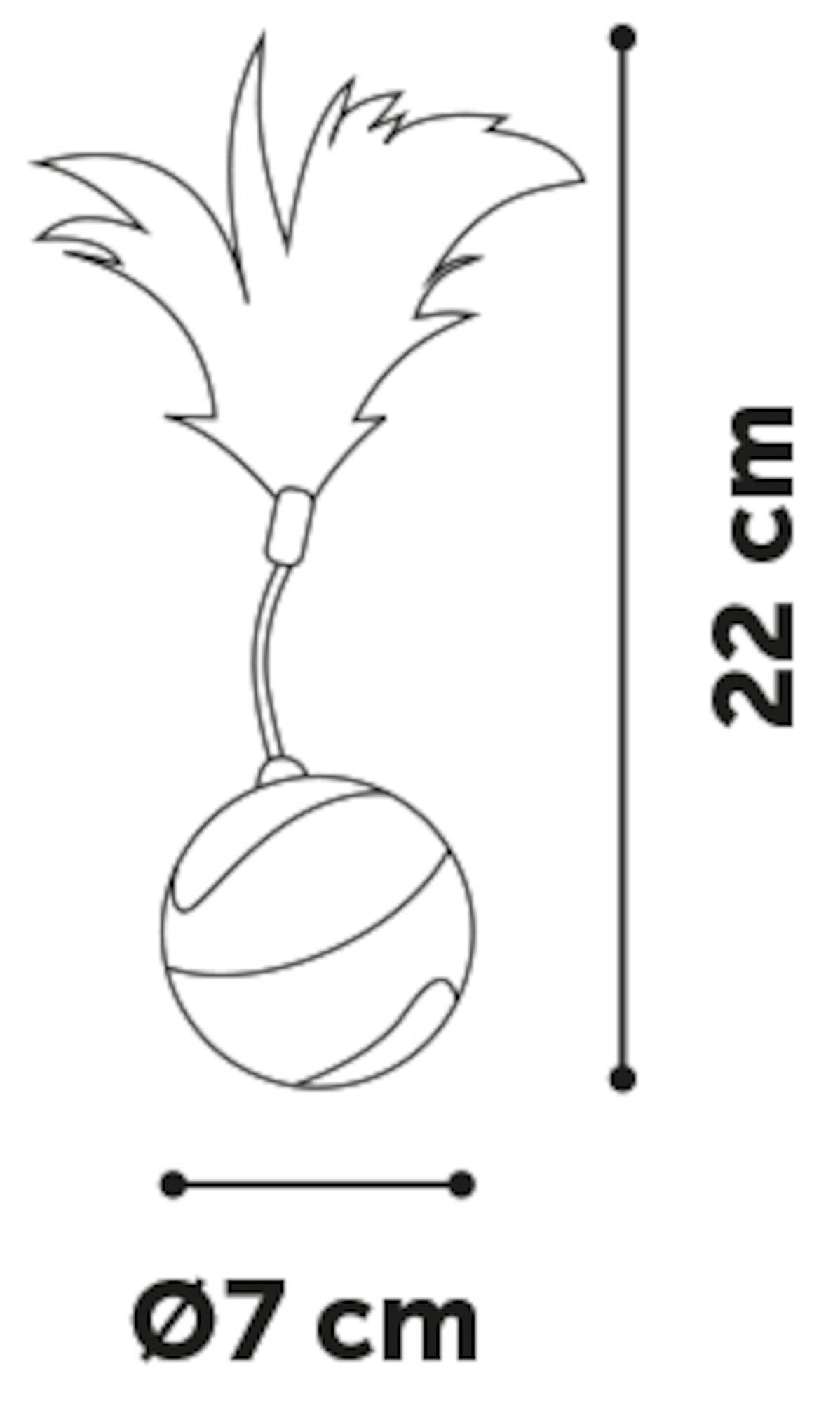 Flamingo - Jouet &eacute;lectronique Magic Mechta Balle Plume - 7cm Image num&eacute;ro 5