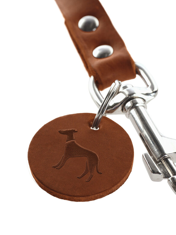 Hunter - Laisse Réglable en Cuir de Bœuf Cognac - 1,3x200cm Image numéro 2 Hunter - Laisse Réglable en Cuir de Bœuf Cognac - 1,3x200cm Image numéro 2