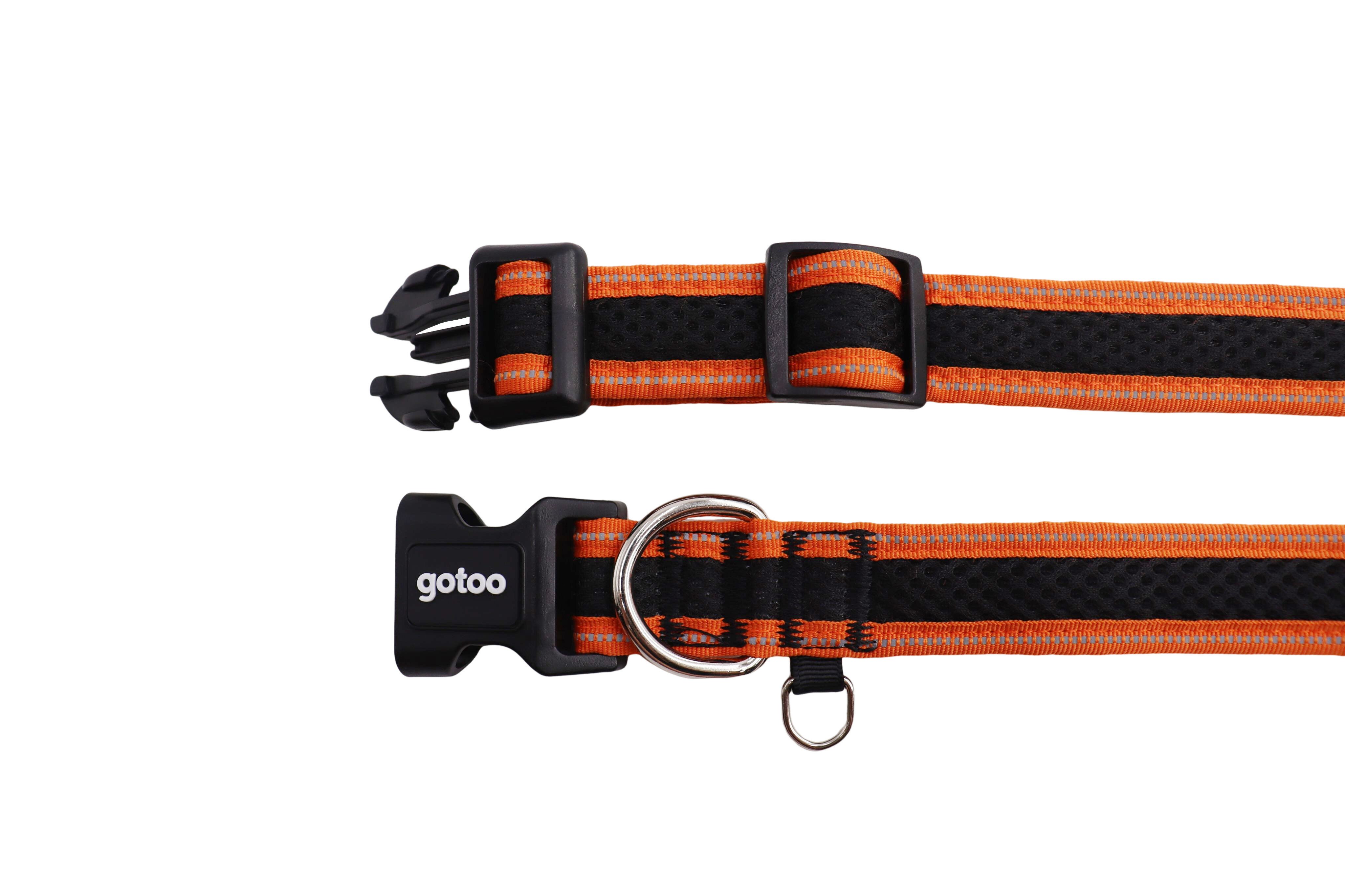 Gotoo - Collier Mesh Orange pour Chien - S Image num&eacute;ro 2