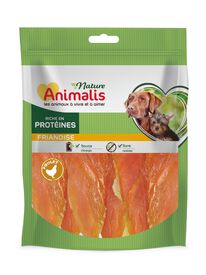 Animalis Nature - Friandises Tendres Filets de Poulet pour Chien - 100g