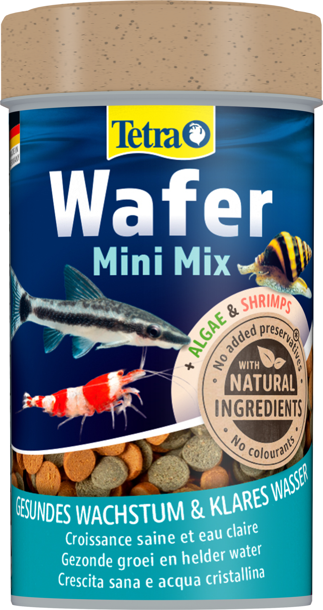 Tetra - Aliment Complet TetraWafer Mini Mix pour Poissons de Fond et Crustac&eacute;s - 100ml Image num&eacute;ro 1