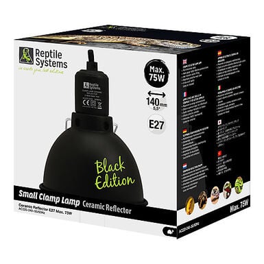 Reptile Systems - Clamp Lamp Black Edition Small - ⌀140mm