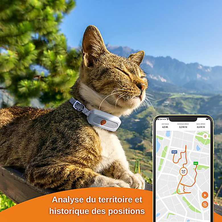 Weenect - Traceur GPS Blanc Edition 2023 pour Chats - XS image number null