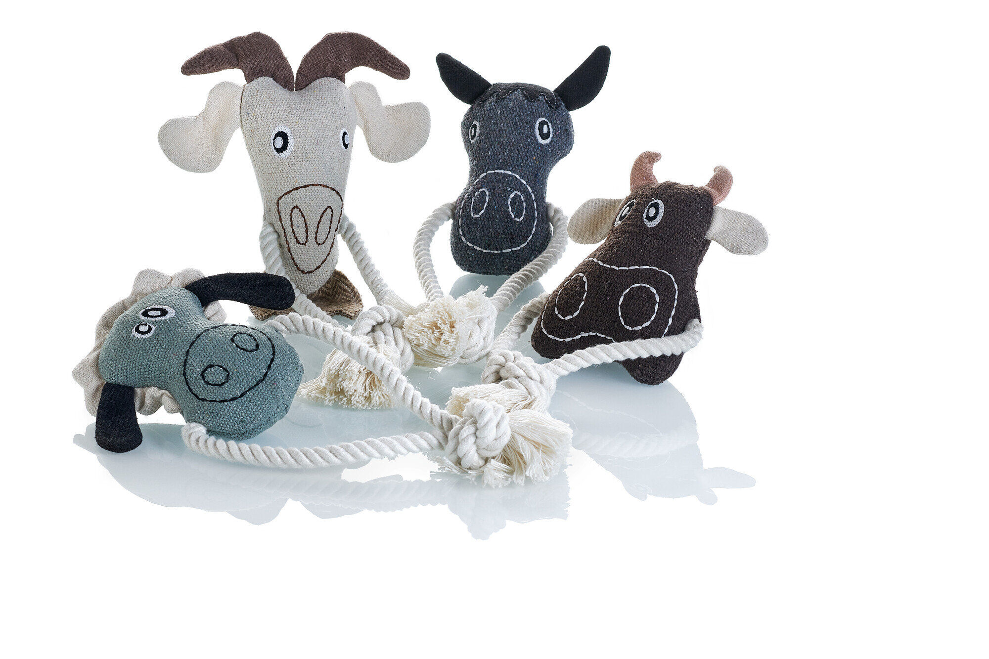 Hunter - Jouet Cheval Nebraska + Corde pour Chiens - 33cm Image num&eacute;ro 2