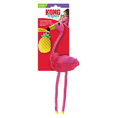 KONG - Jouet Tropics Flamant Rose pour Chats - 29cm