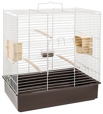 Ferplast - Cage Sonia pour Oiseaux - Gris
