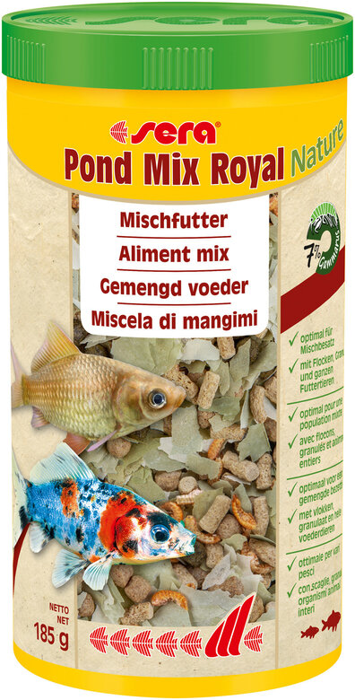 Sera - Pond Mix Royal Nature 1.000 ml -  185 g Image numéro 1 Sera - Pond Mix Royal Nature 1.000 ml -  185 g Image numéro 1