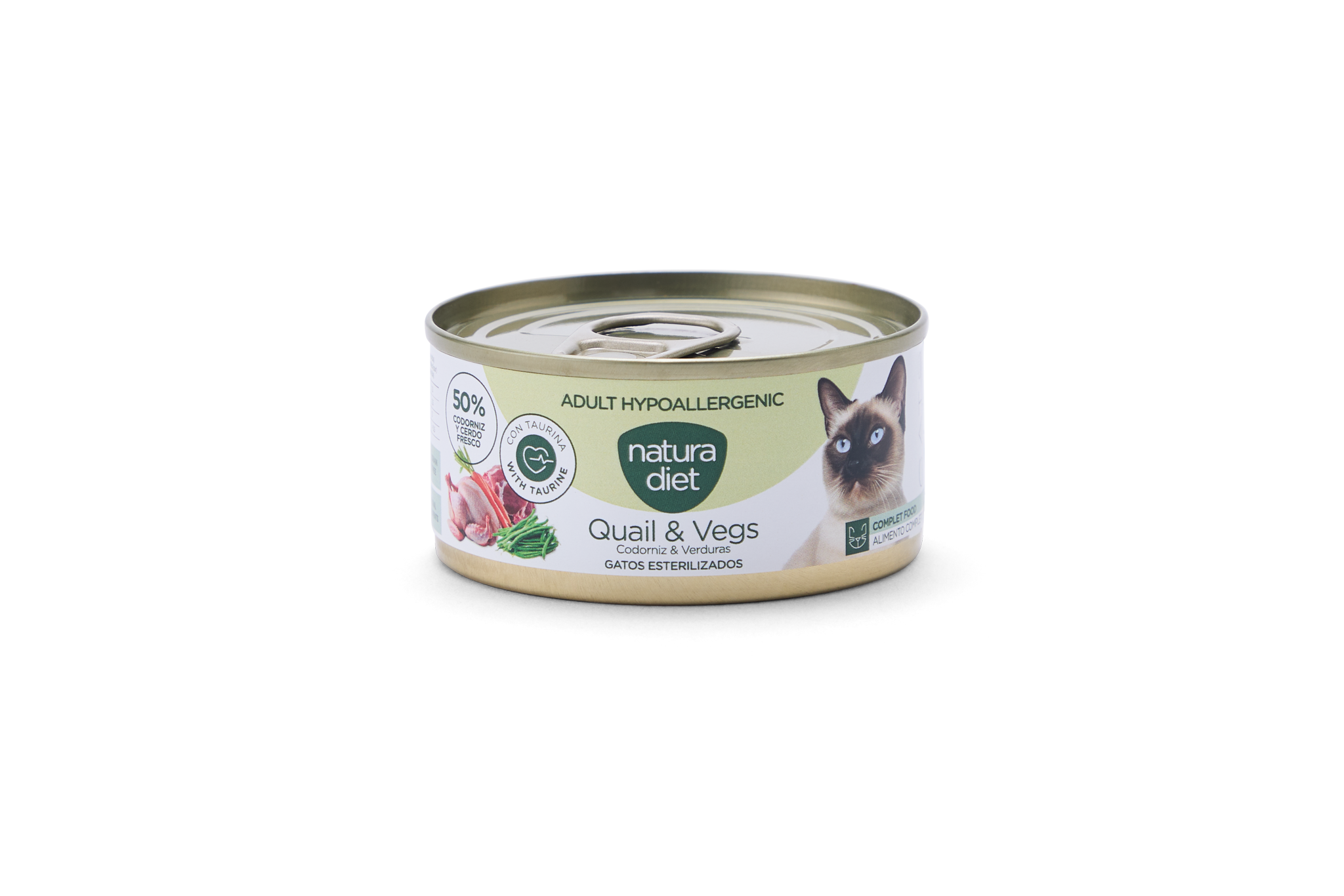 Natura Diet - P&acirc;t&eacute;e Adult Hypoallergenic Caille- et L&eacute;gumes - 85g Image num&eacute;ro 1