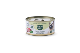 Natura Diet - P&acirc;t&eacute;e Adult Hypoallergenic Caille- et L&eacute;gumes - 85g