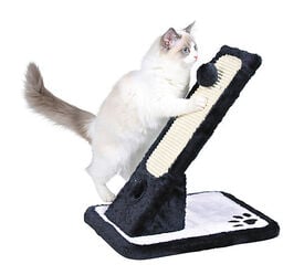 Trixie - Griffoir Oblique sur Pied pour Chat - Noir
