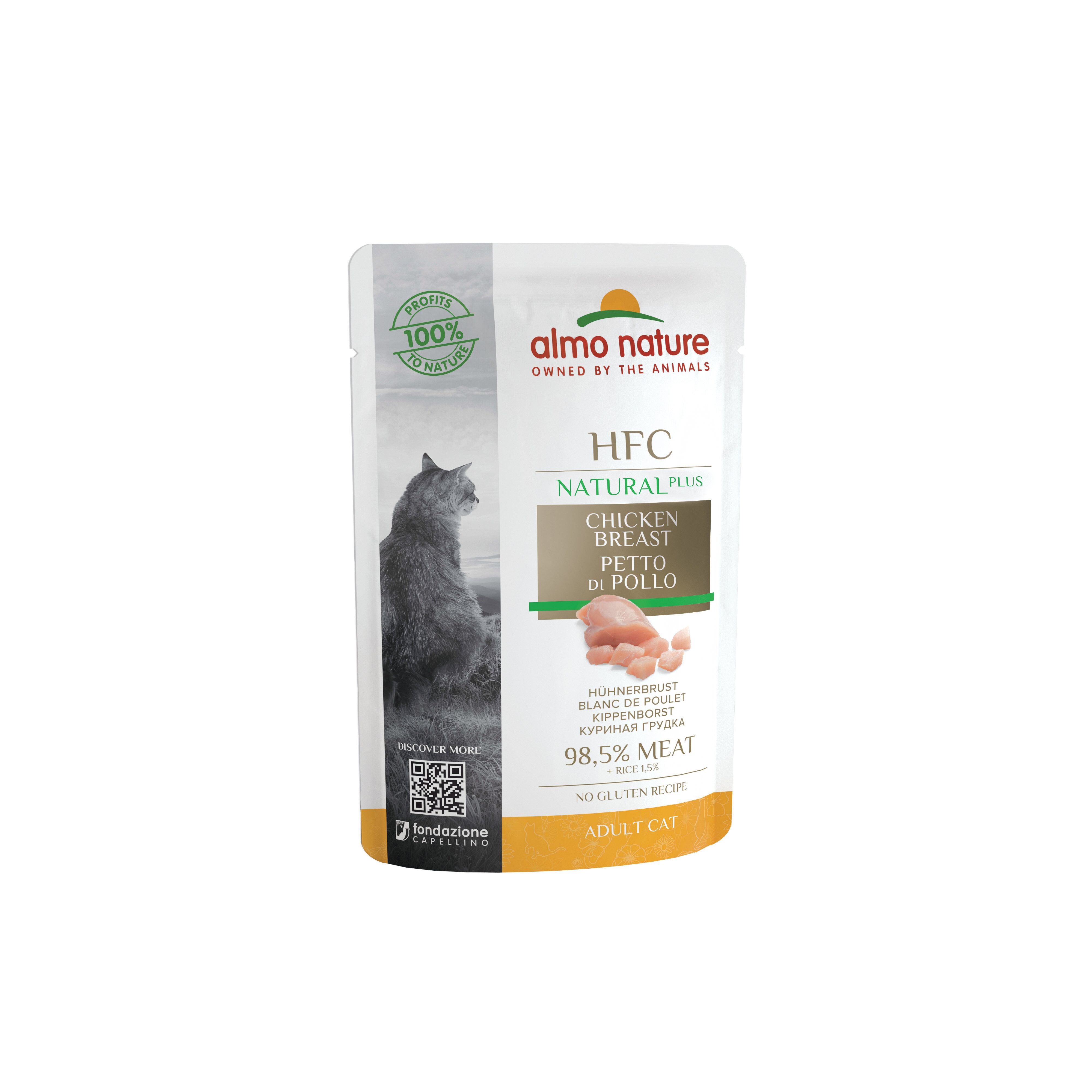 Almo Nature - Pochon Alternative Bouillon au Blanc de Poulet pour Chat - 55g Image num&eacute;ro 1