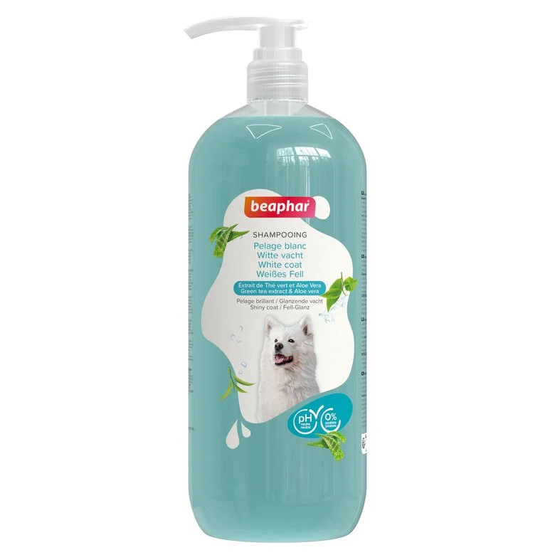 Beaphar - Shampooing Essentiel pelage blanc pour chien -  1L Image numéro 1 Beaphar - Shampooing Essentiel pelage blanc pour chien -  1L Image numéro 1
