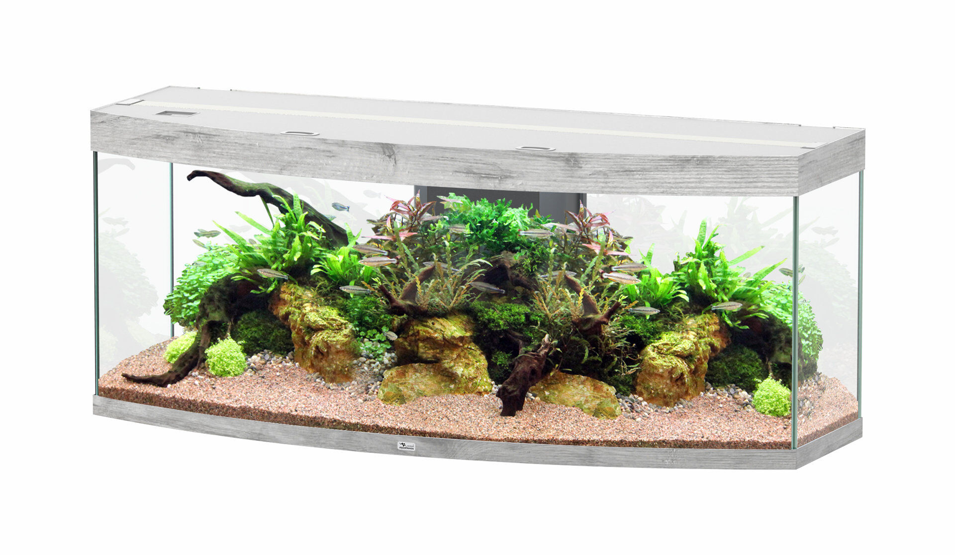 Aquatlantis - Aquarium SUBLIME ULTRA HORIZON 150 LED RGBW 363L - Ch&ecirc;ne Blanc Image num&eacute;ro 1