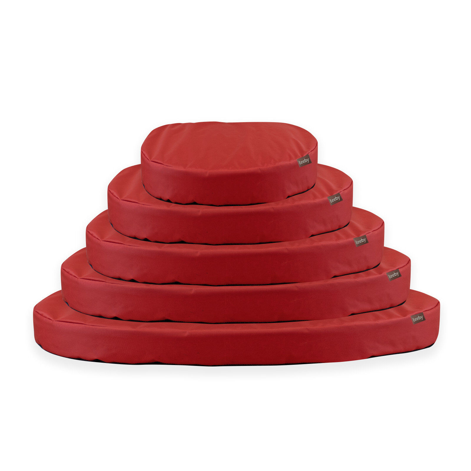 Leeby - Coussin Corbeille Imperm&eacute;able Rouge - S Image num&eacute;ro 2