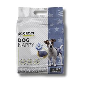 Croci - Couches Jetables Dog Nappy Diaper Jeans pour Chien