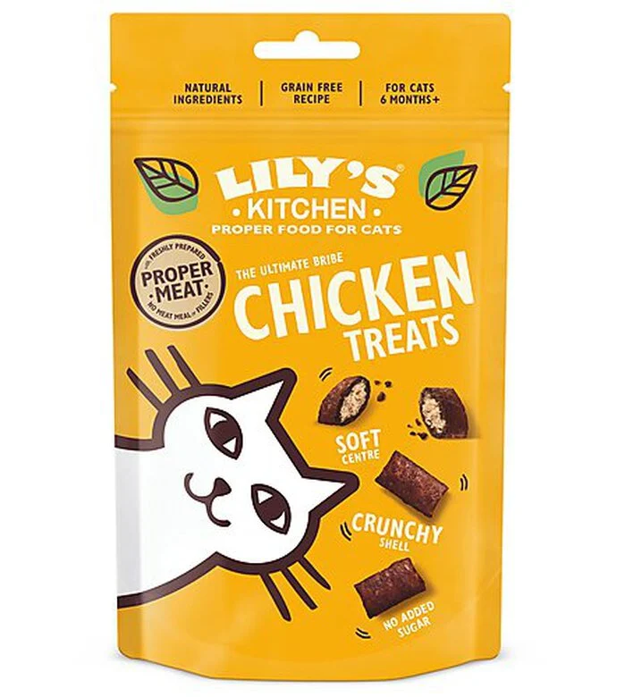 Lily's Kitchen - Friandises au Poulet pour Chat - 60g Image numéro 1 Lily's Kitchen - Friandises au Poulet pour Chat - 60g Image numéro 1