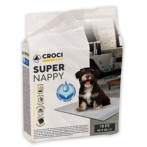 Croci - Tapis Hyg&eacute;nique Super Nappy pour Chiots - 60x40cm Image num&eacute;ro 1