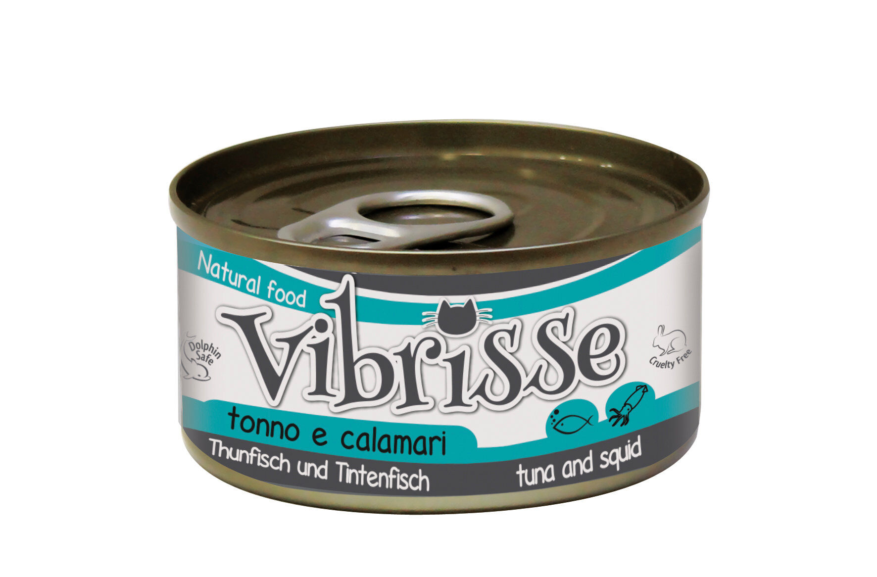 Vibrisse - P&acirc;t&eacute;e Natural Food Thon et Calamar pour chats - 70g Image num&eacute;ro 1