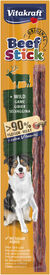 Vitakraft - Friandises Beef Stick au Gibier P/1 pour Chiens - 12g