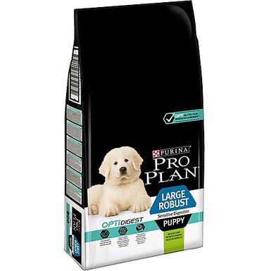Pro Plan - Croquettes Large Robust Sensitive Digestion à l'Agneau pour Chiot - 12Kg