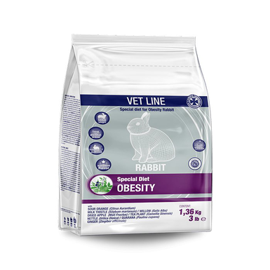 Cunipic - Aliment Vet Line Obesity pour Lapins - 14 kg