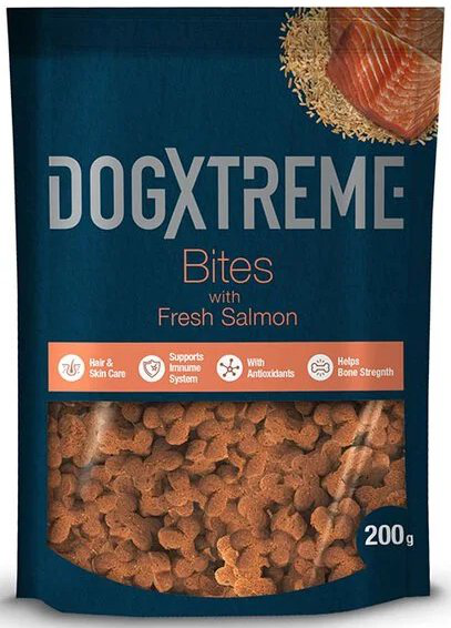 DogXtreme - Friandises BITES avec Saumon Frais pour Chiens - 200g Image num&eacute;ro 1