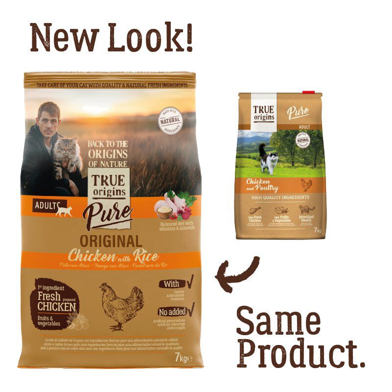 True Origins Pure - Croquettes au Poulet pour Chat Adulte - 2kg Image num&eacute;ro 2