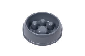 Leeby - Gamelle Anti-Glouton Gris pour Chiens