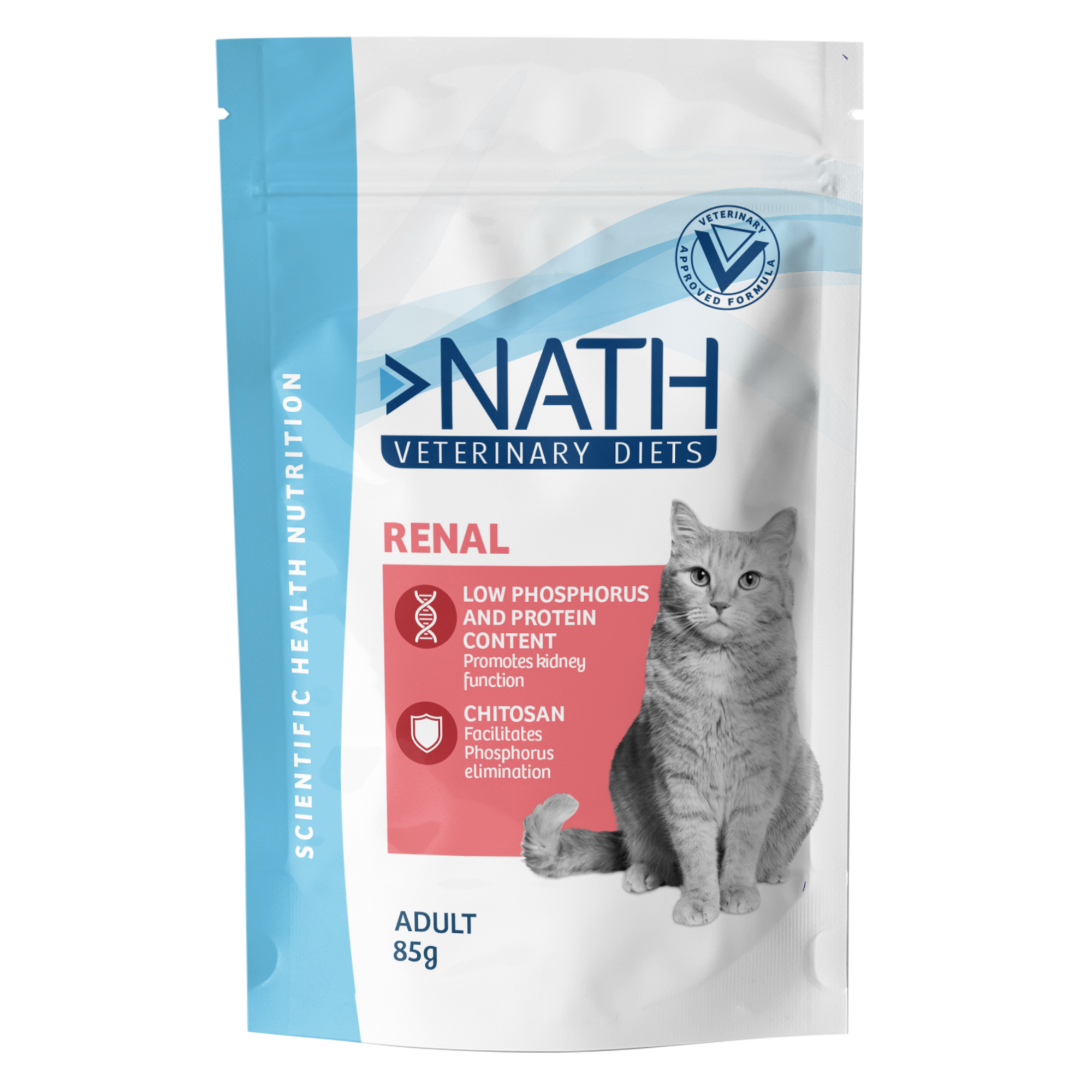 Nath - Sachet Humide Veterinary Diets Soutien R&eacute;nal pour Chat Adulte - 85g Image num&eacute;ro 1