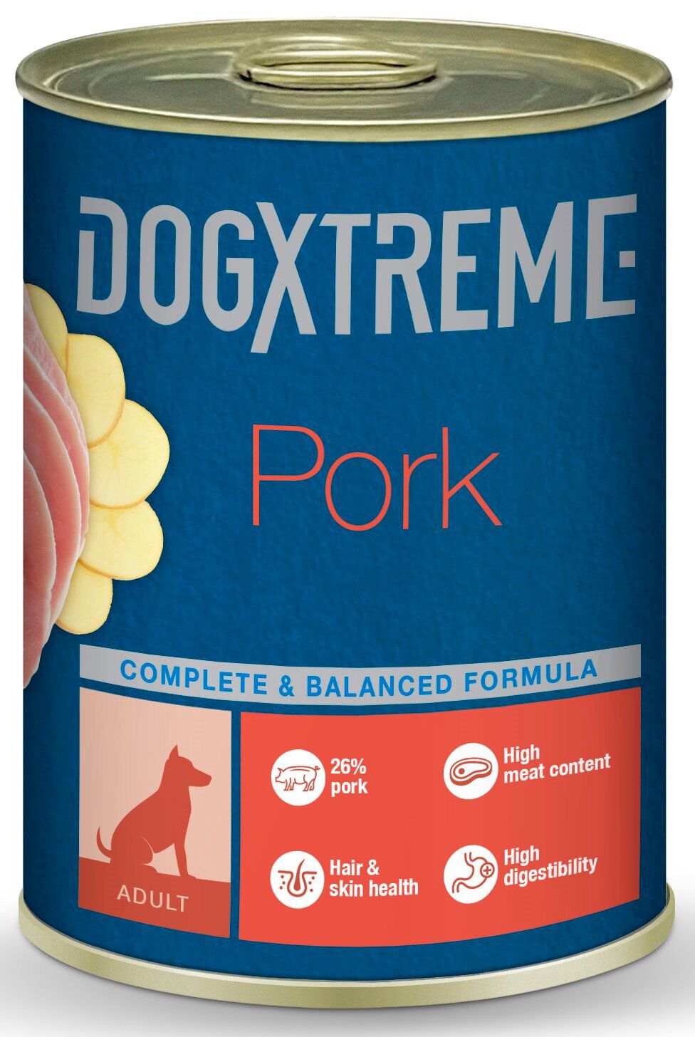 DogXtreme - P&acirc;t&eacute;e Adulte au Porc pour Chiens - 400g Image num&eacute;ro 1