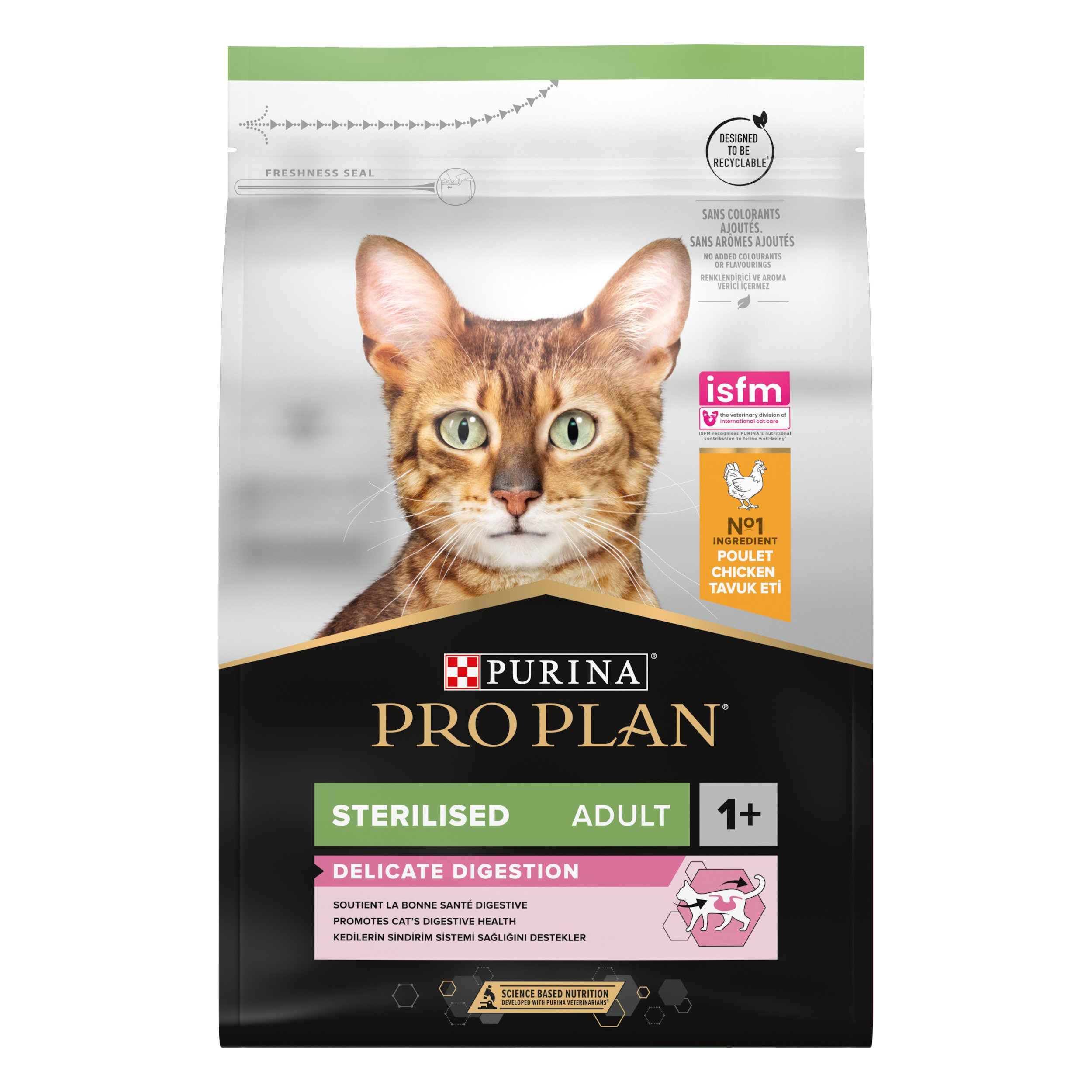 Pro Plan - Croquettes OPTIDIGEST Sterilised Adult Poulet pour Chat - 3Kg Image num&eacute;ro 1