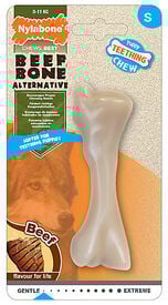 Nylabone - Jouet Os à Mâcher Puppy Teething au Bœuf pour Chiots - S