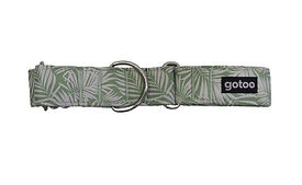Gotoo - Collier Lévrier Botanique Khaki pour Chien - 36/50cm