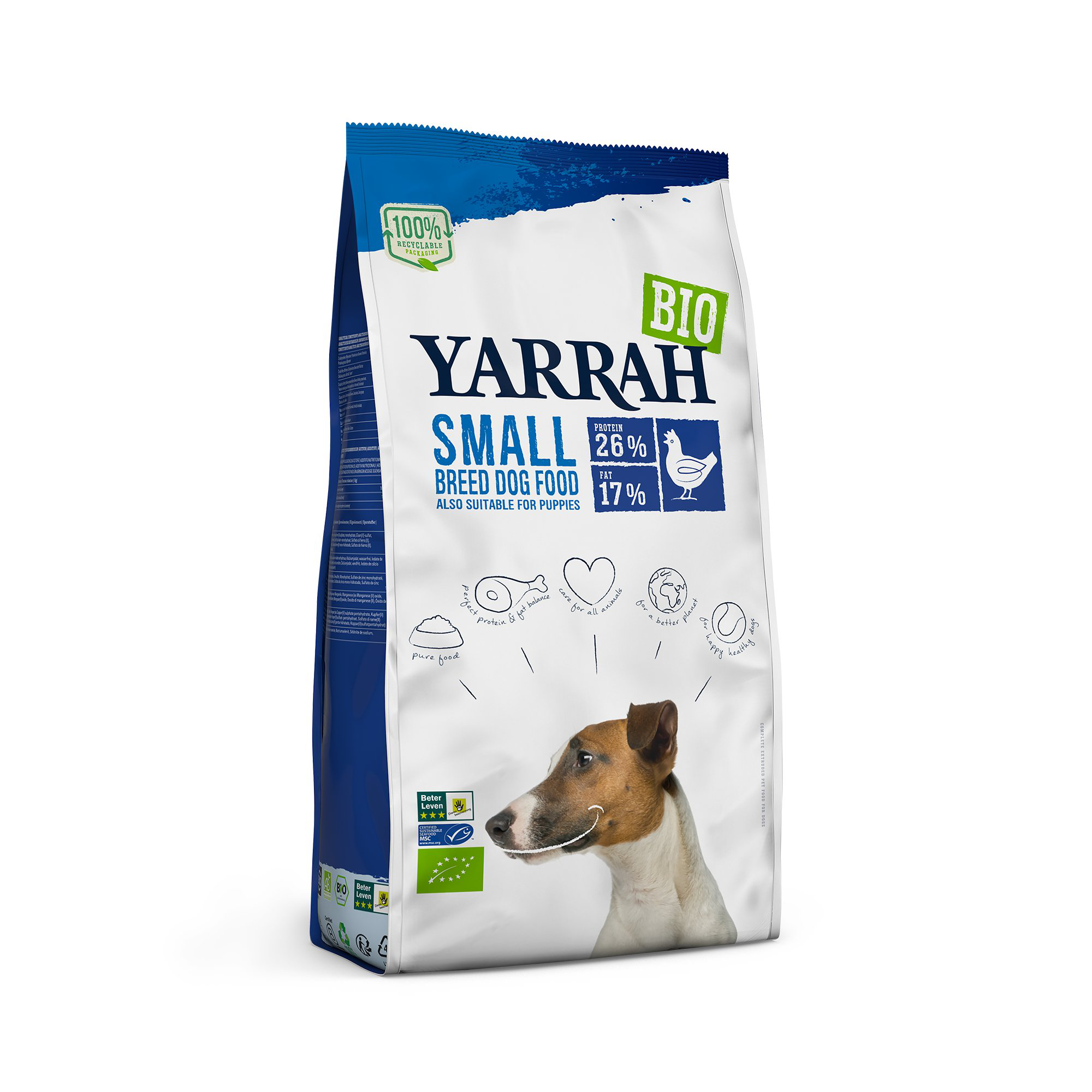 Yarrah - Croquettes Bio Poulet pour Chiens Adultes / Chiots de Petite Race - 5Kg Image num&eacute;ro 1