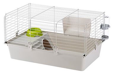 Ferplast - Cage Cavie 80 pour Cochon d Inde - Gris