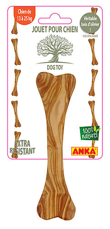 Anka - Jouet Os en Bois D'olivier pour Chien - 20cm image number null