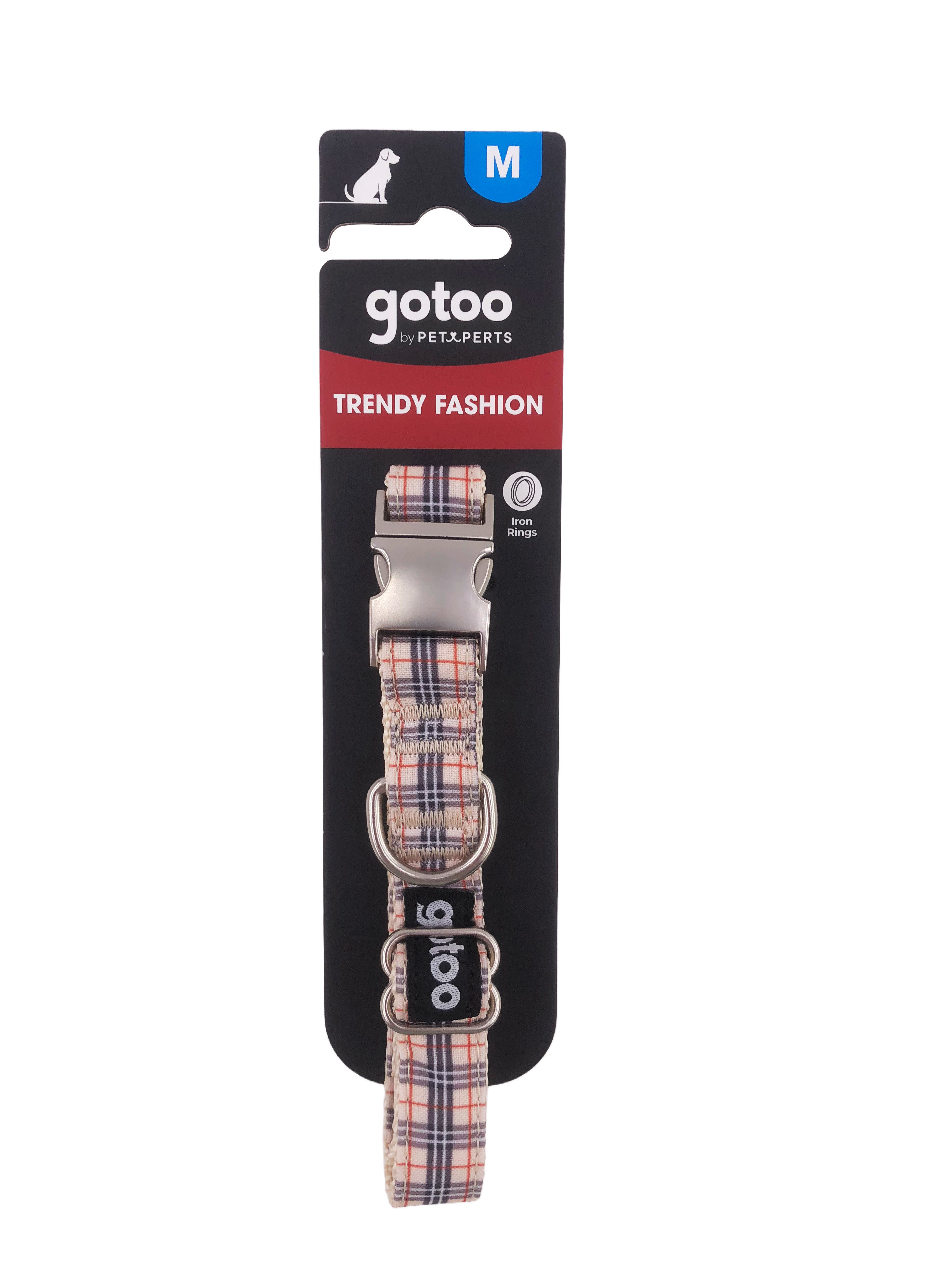 Gotoo - Collier en Tartan Marron pour Chien - M Image num&eacute;ro 4