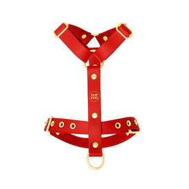 Pop Dog - Harnais à œillets Diablotin Rouge pour Chiens - M